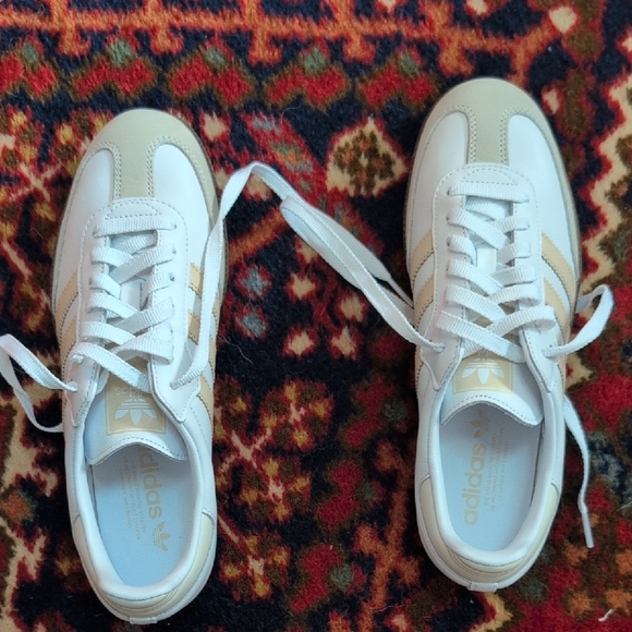 adidas Shoes - Adidas Sambas Cloud White / Wonder Mauve / Off White Women's Size 8.5